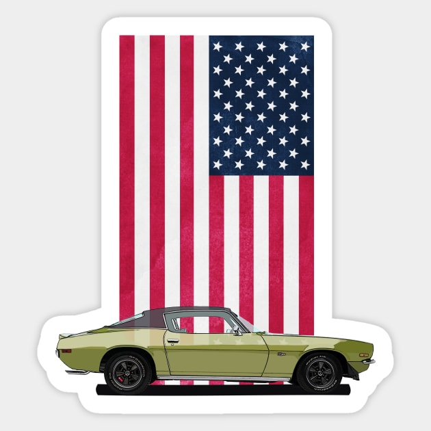 '70 Camaro Z/28 Sticker by mvommen